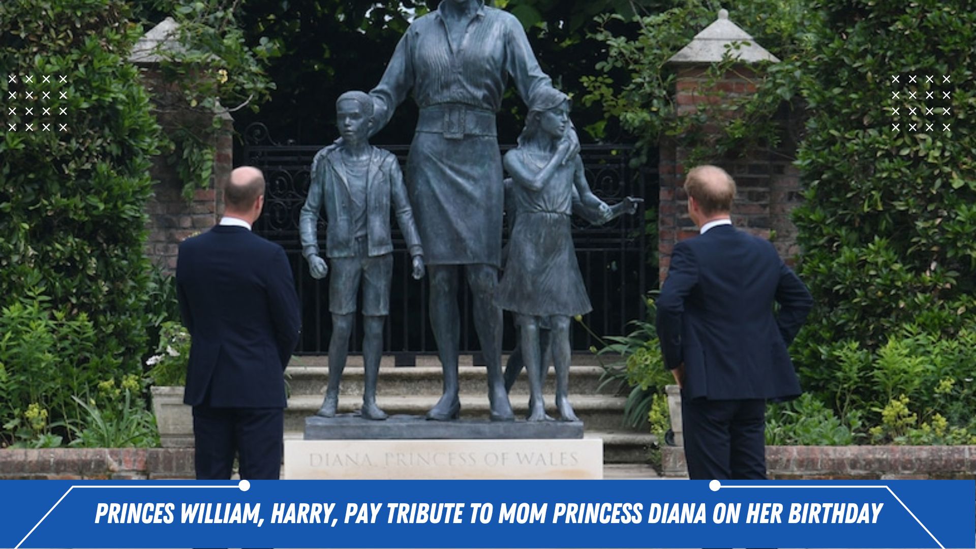 Princes William, Harry, pay tribute to mom Princess Diana on her birthday